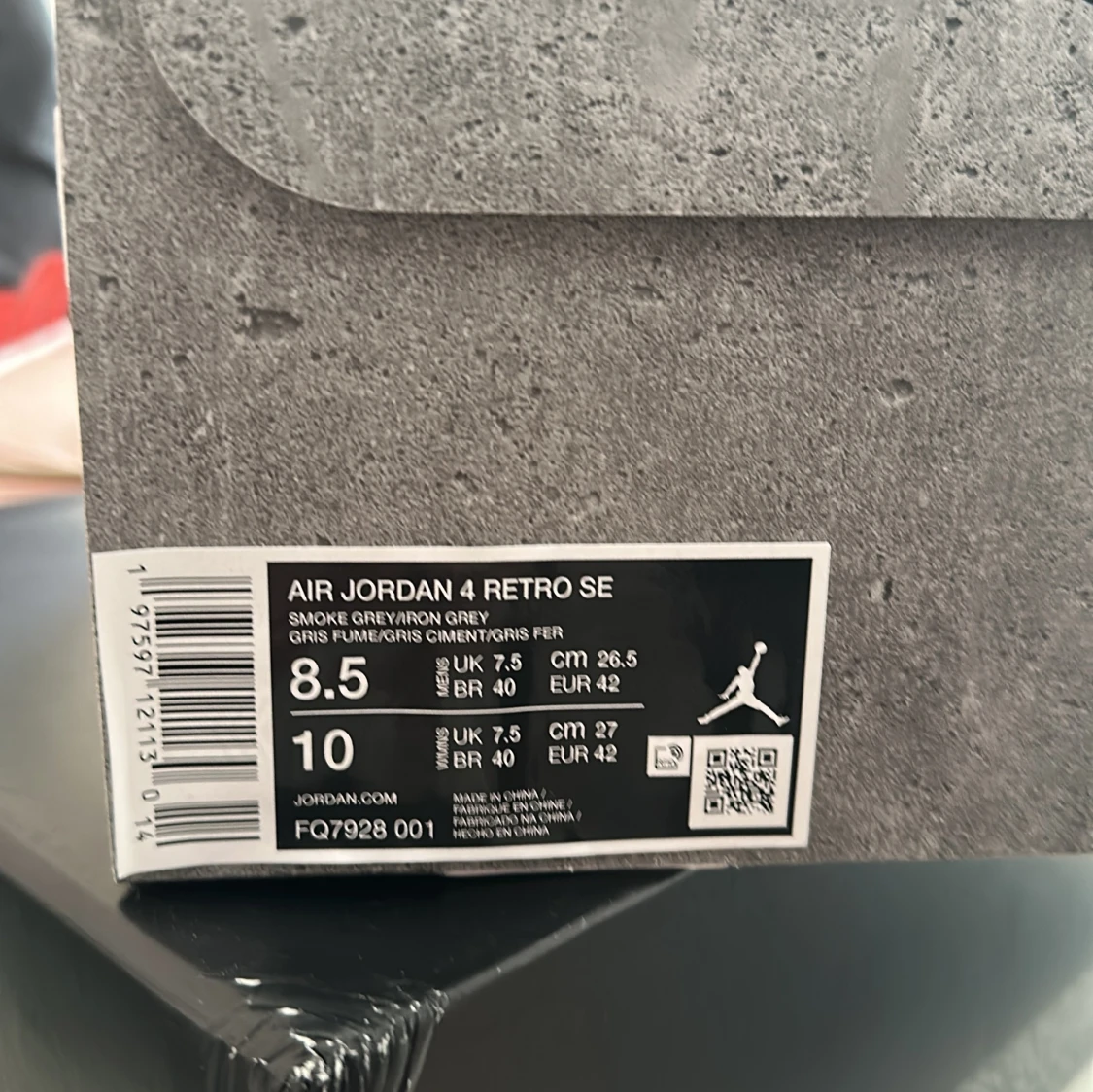 Grå Air Jordan 4 Retro SE - 2