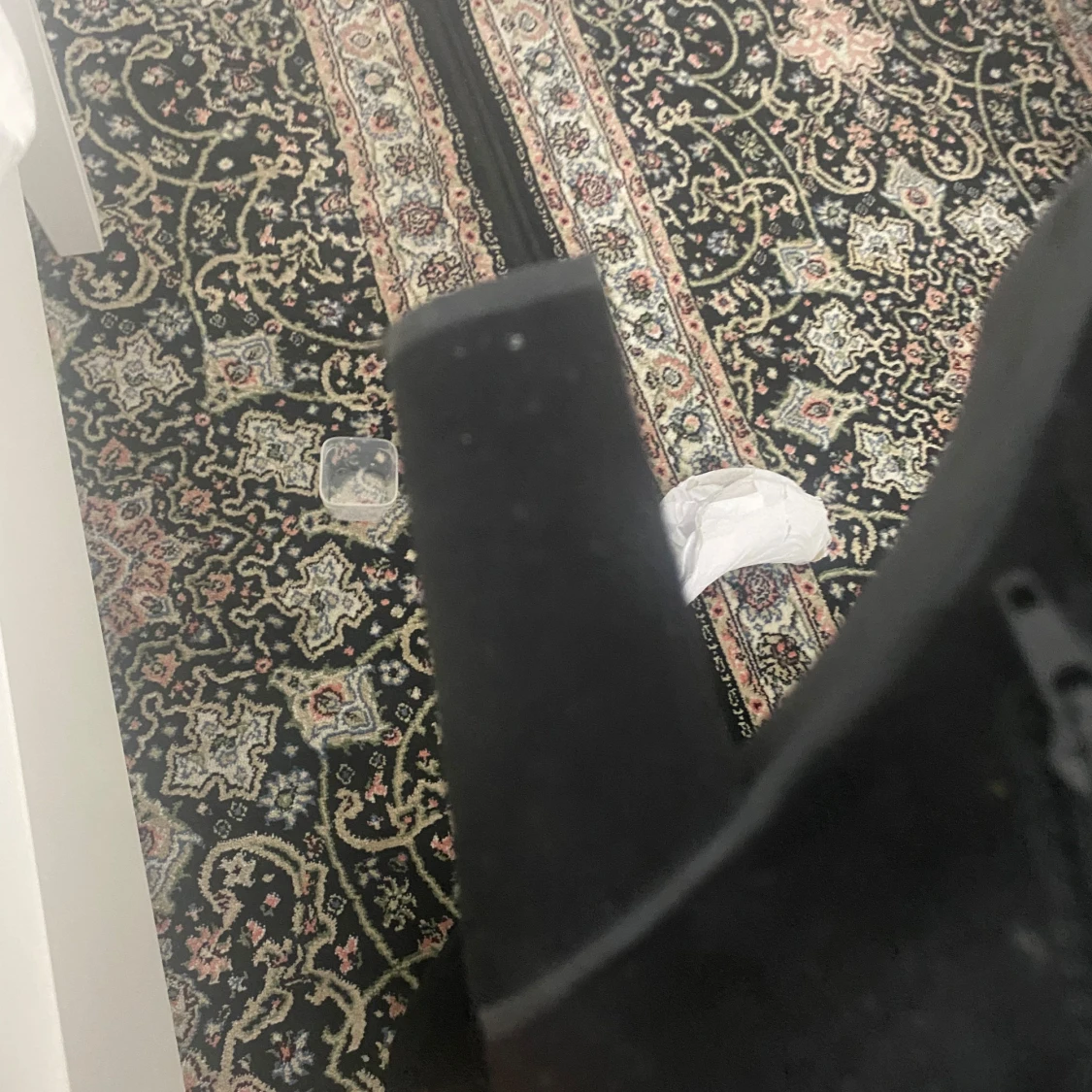 Svarta overknee stövlar med klack - 4