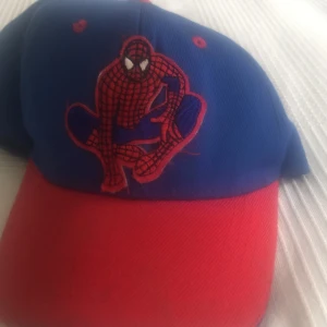 Spiderman keps i blått och rött - Cool keps med Spiderman-tryck framtill. Kepsen är blå med röd skärm och röda detaljer, justerbar baktill och tillverkad i 100% polyester. Perfekt för dig som gillar Marvel och vill sticka ut med en färgstark accessoar.