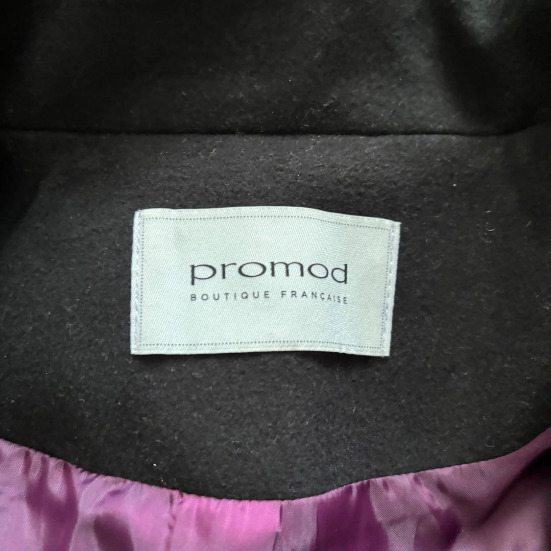 Svart kappa från Promod med dragkedja - 2