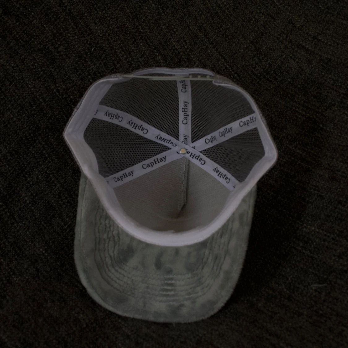 Grå velvetkeps  - 1