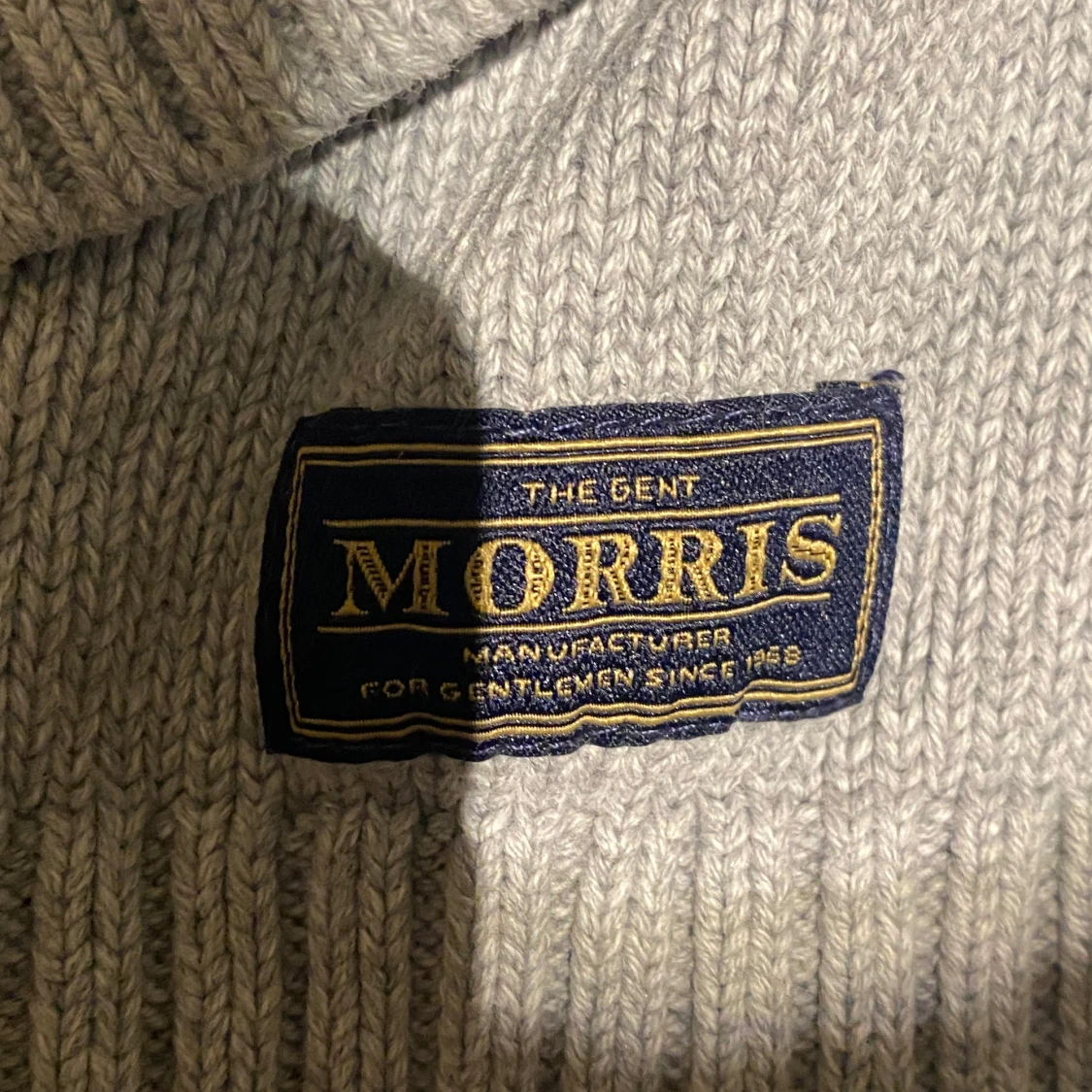 Grå stickad tröja från Morris Gents - 3