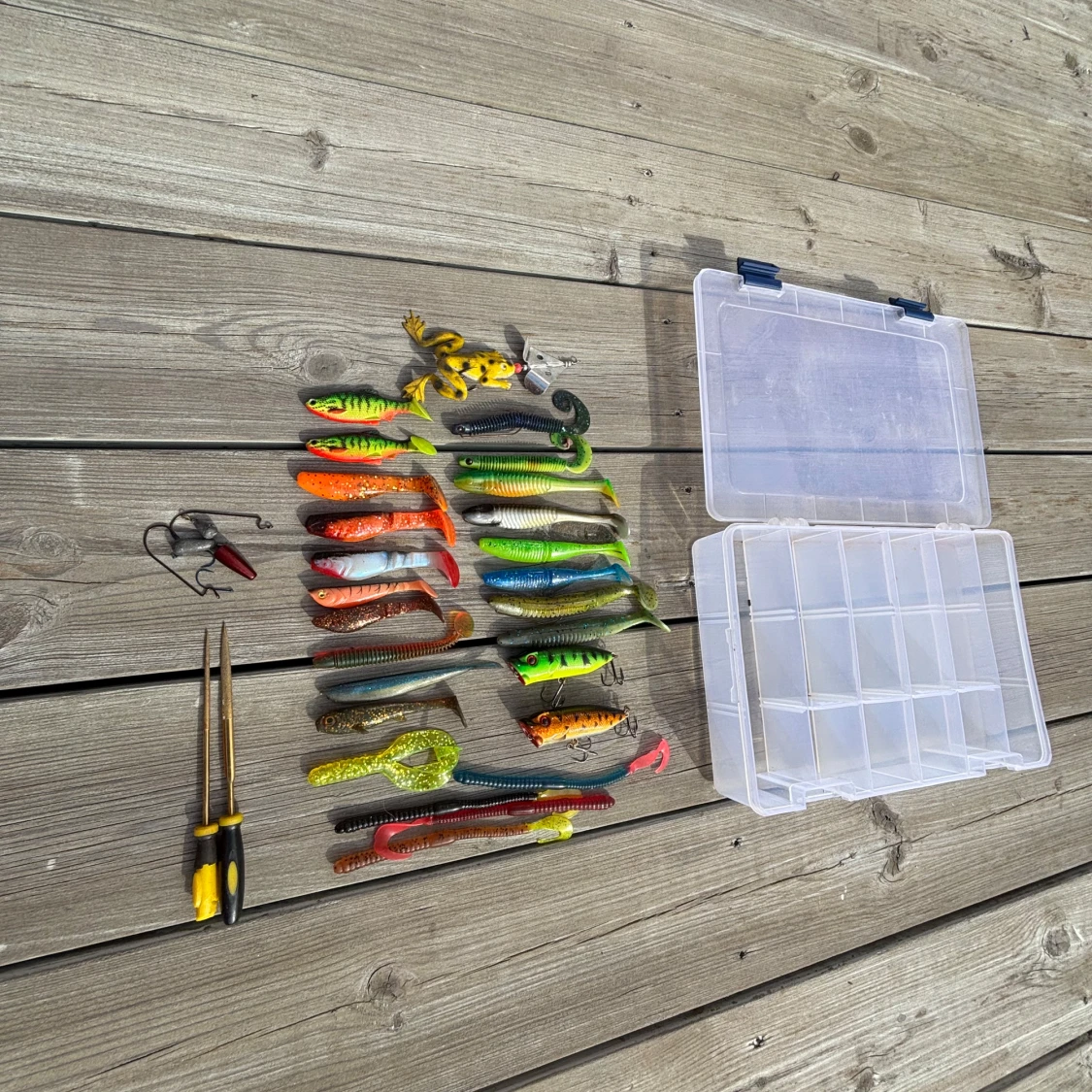 Fiskedrag med beteslåda - 2