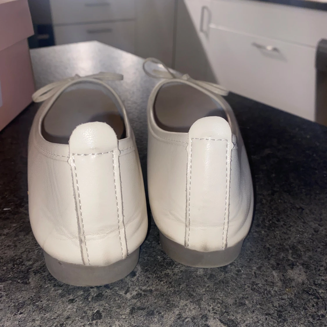 Vita ballerinaskor  - 3