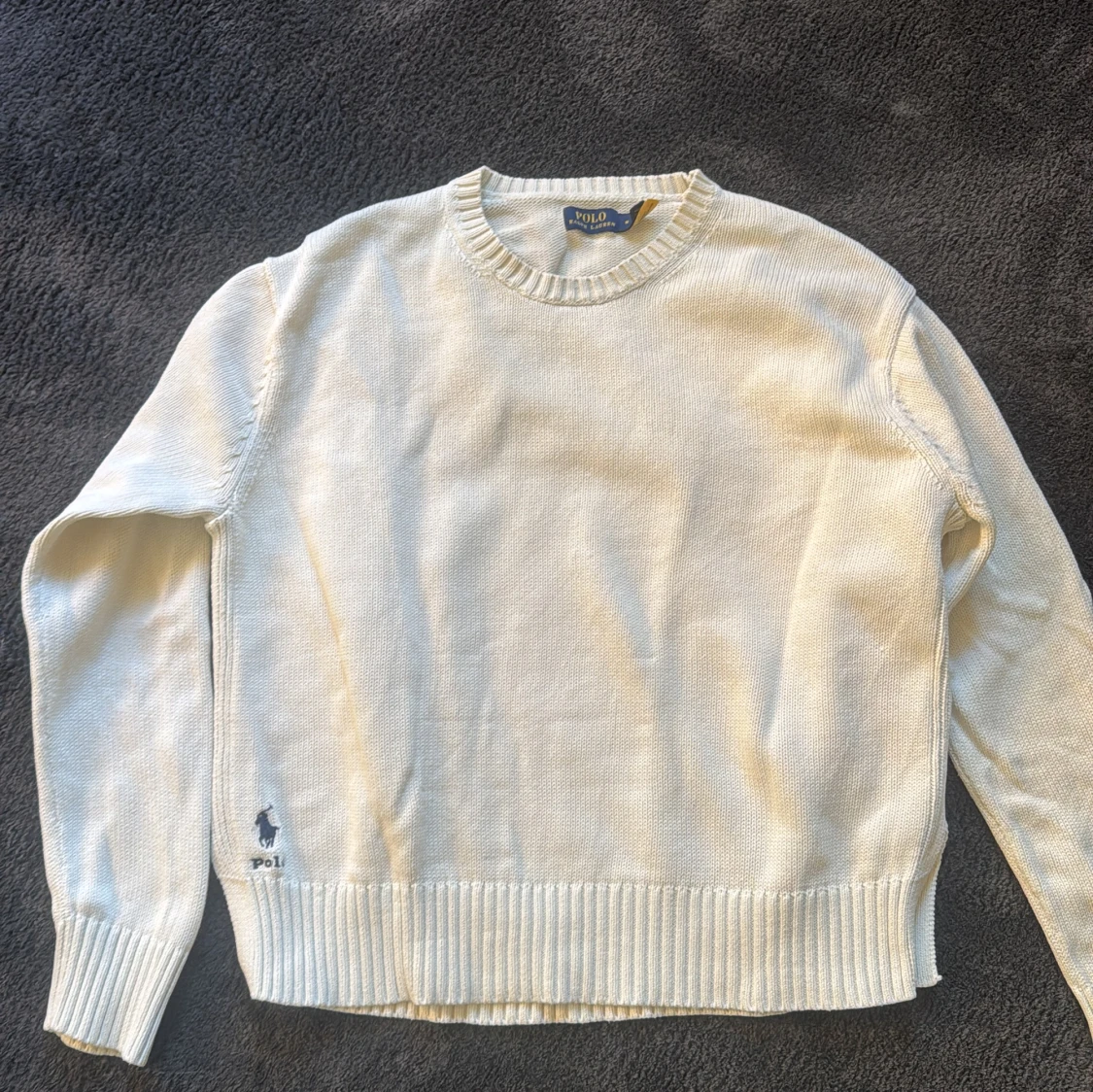 Vit stickad tröja från Polo Ralph Lauren - 3