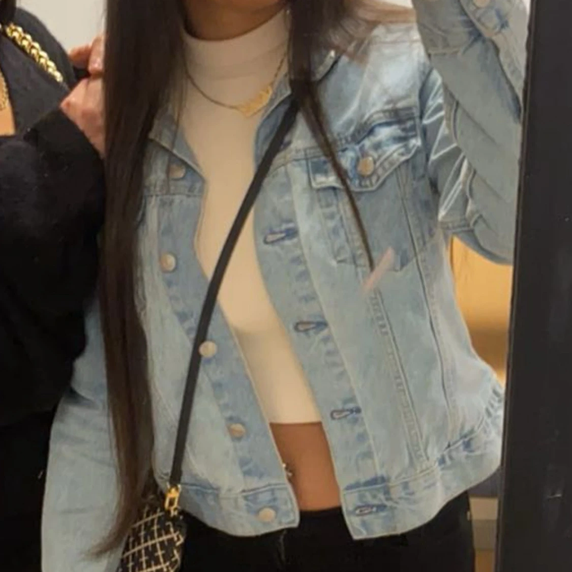 Ljusblå jeansjacka - 1