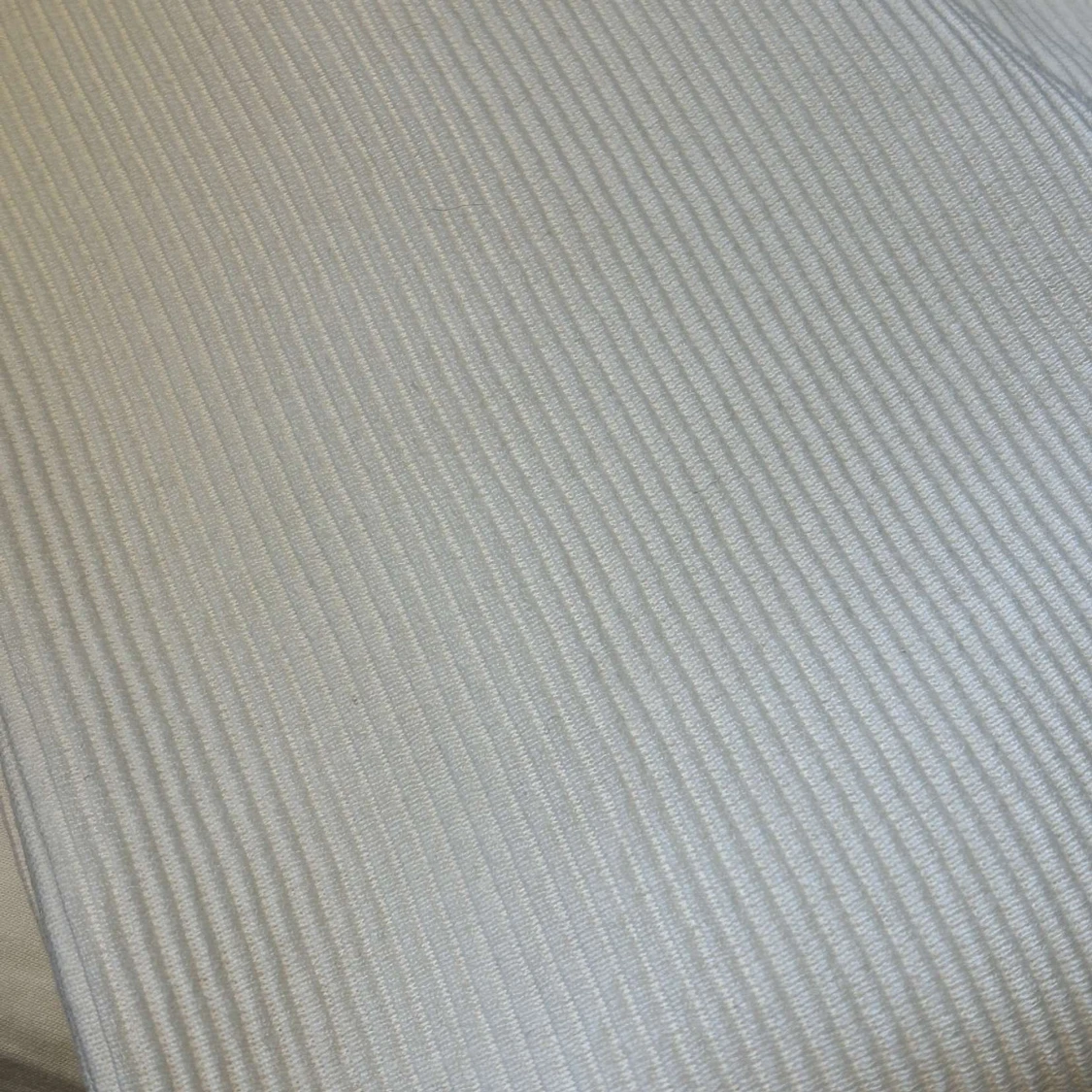 Vit ribbad långärmad tröja från Zara - 2