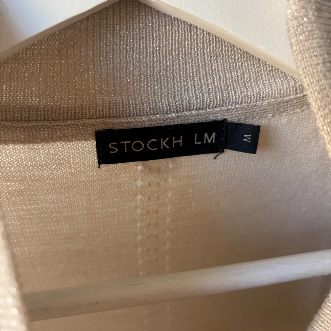Beige stickad topp från Stockh LM - 1