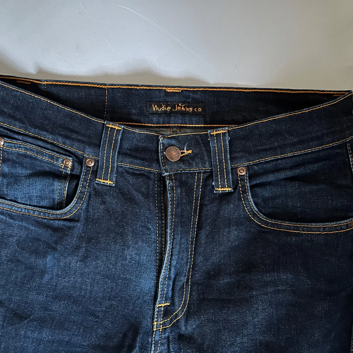 Mörkblå Nudie Jeans, W32 L34 - 4