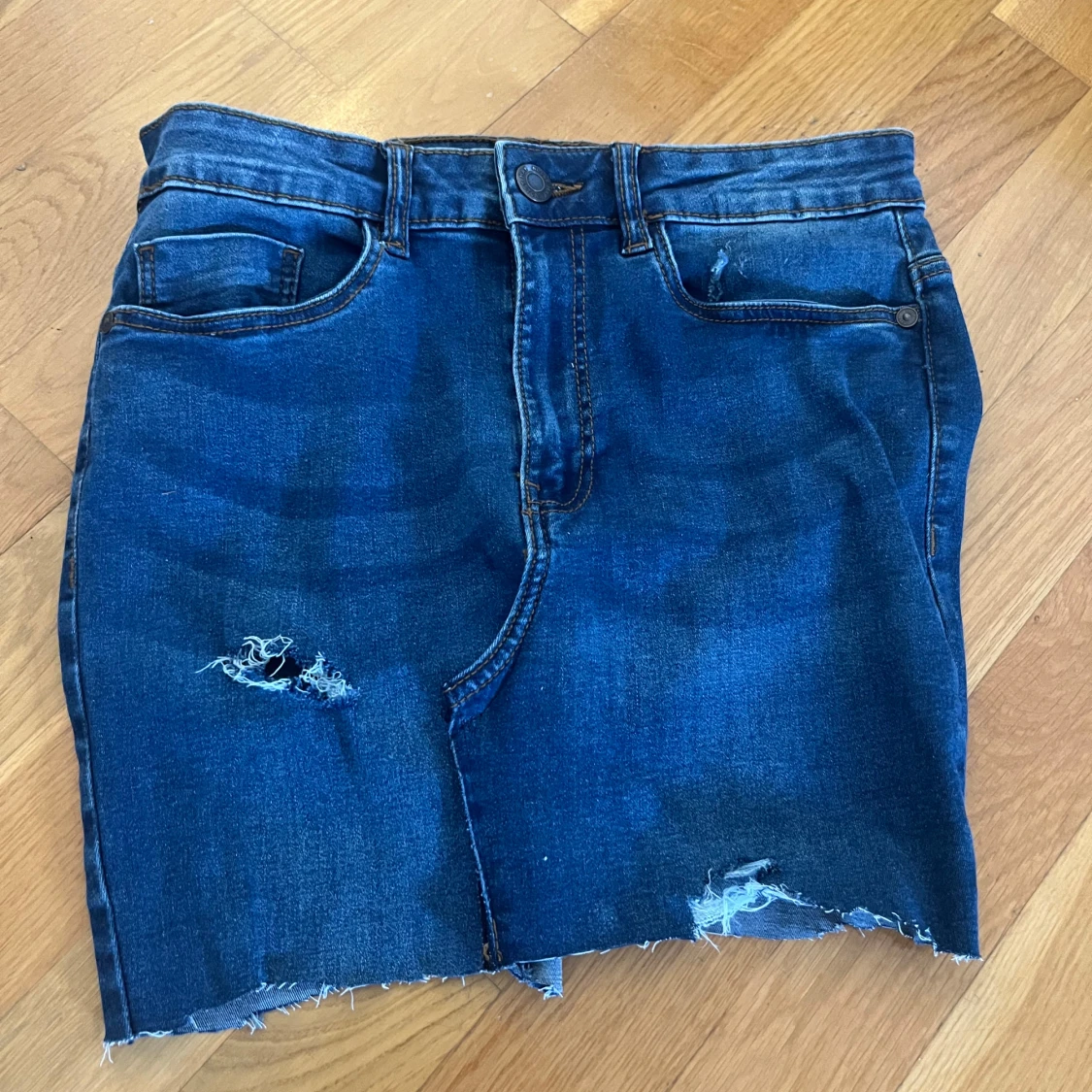 Egensydd jeanskjol  - 1