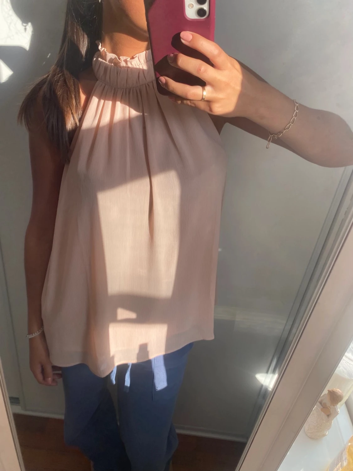 Halterneck topp - 90