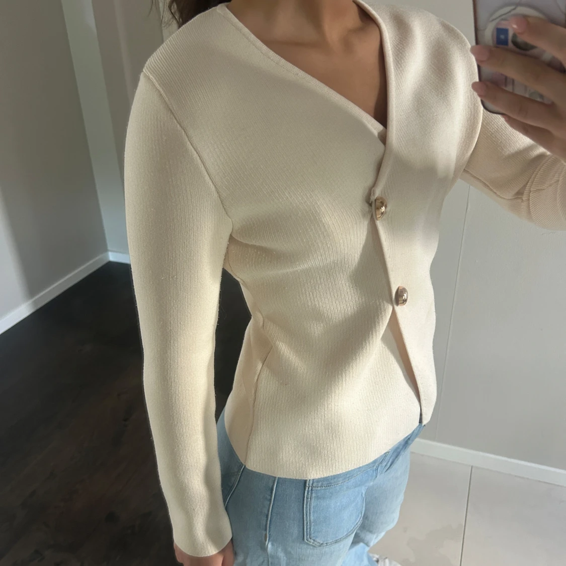 Beige kofta/tröja från zara