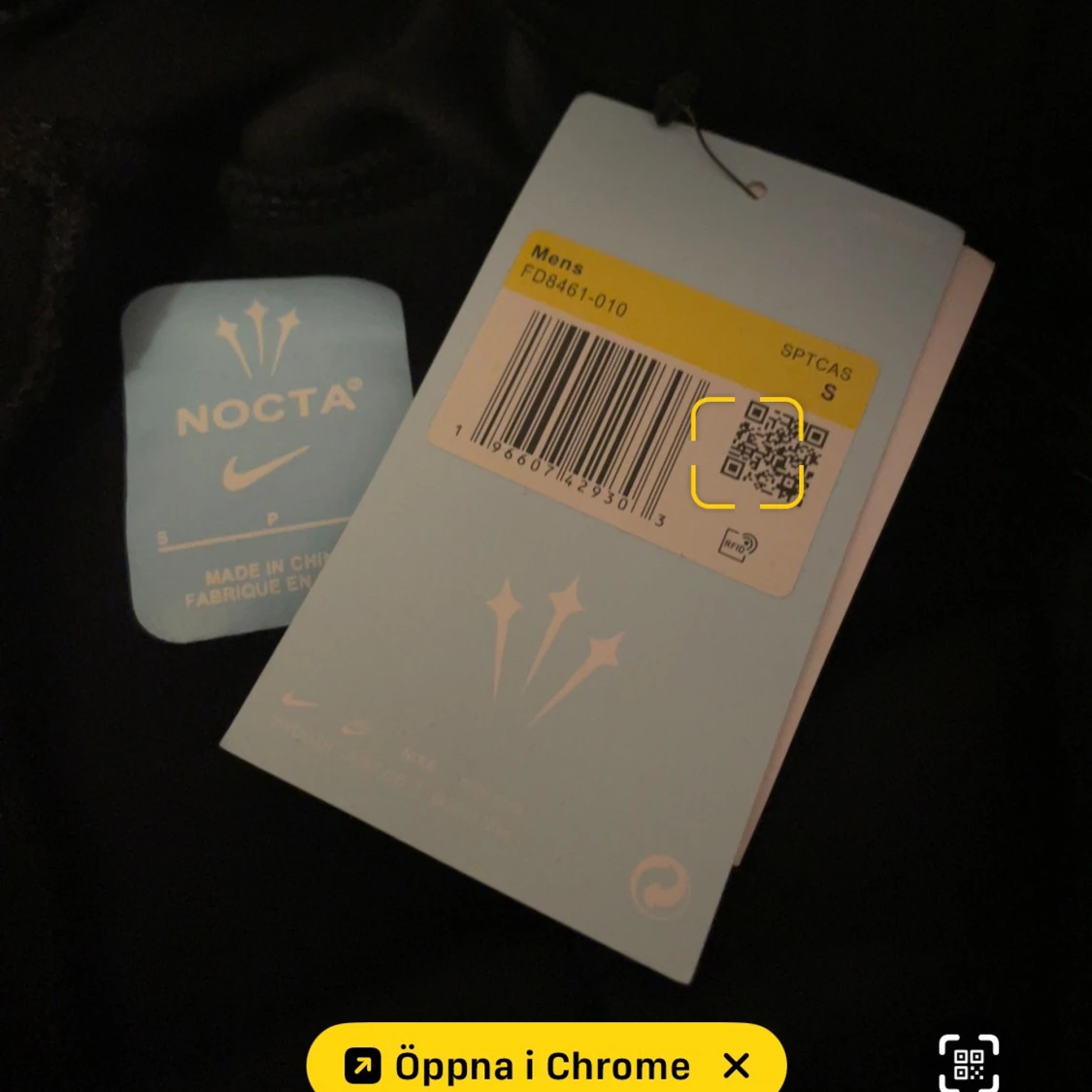 Nike NOCTA svarta mjukisbyxor S - 3