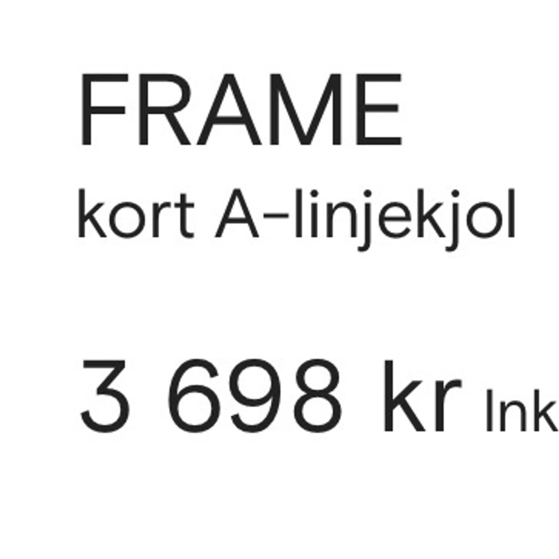 Blå jeanskjol från FRAME, strl 23 - 3