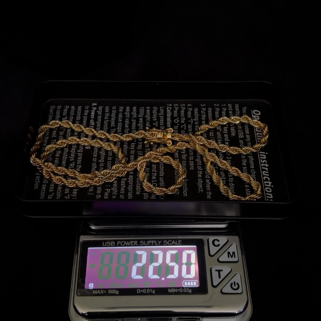 Cordell Halsband Äkta 14K Guldplätering 4mm - 3