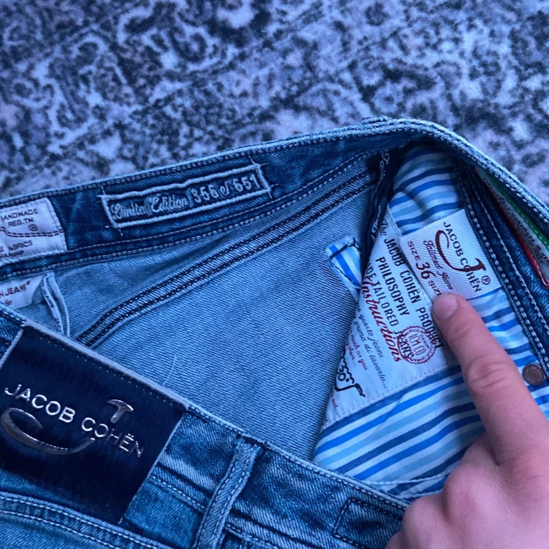 Blå jeans från Jacob Cohen 688 - 3