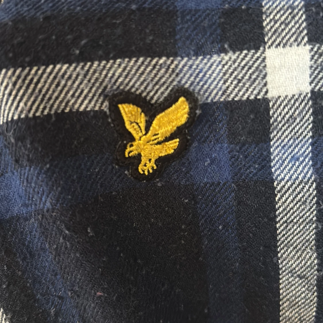 Blårutiga mjukisbyxor Lyle & Scott - 3