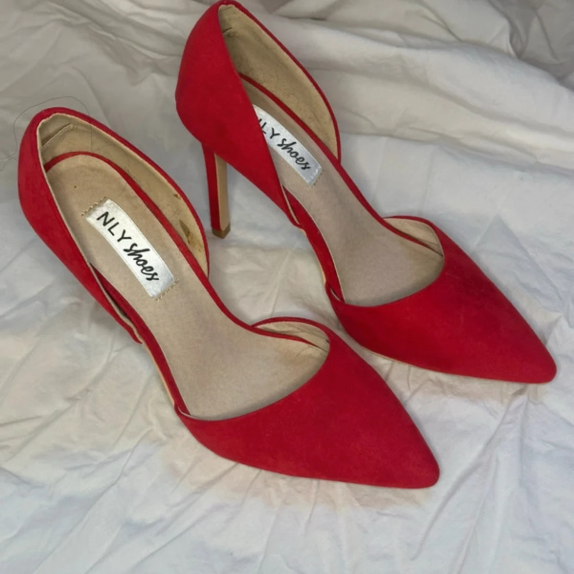 Röda pumps från NLY Shoes, storlek 36 - 3