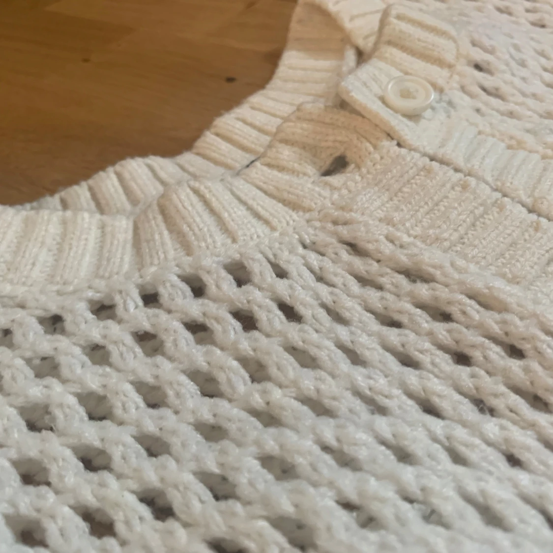 Vit kofta från hm devided - 4