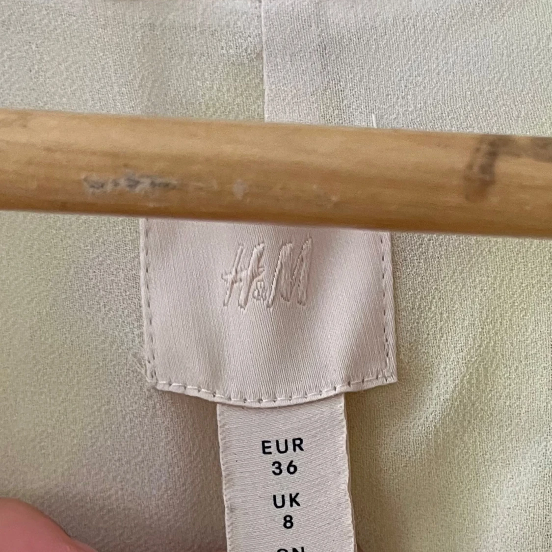 Gul och beige långklänning H&M - 3