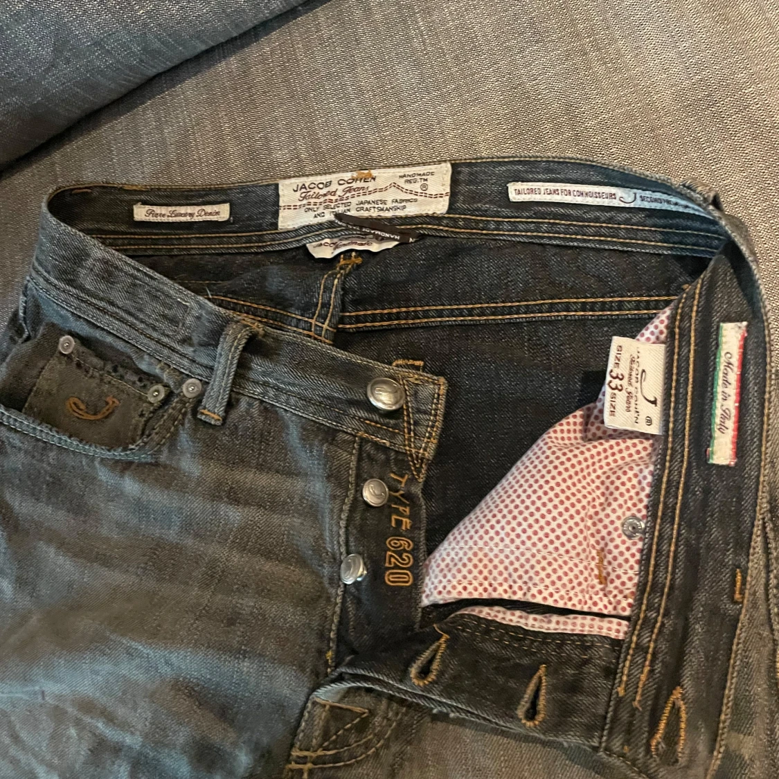 Jacob Cohen grå jeans typ 620 - 1