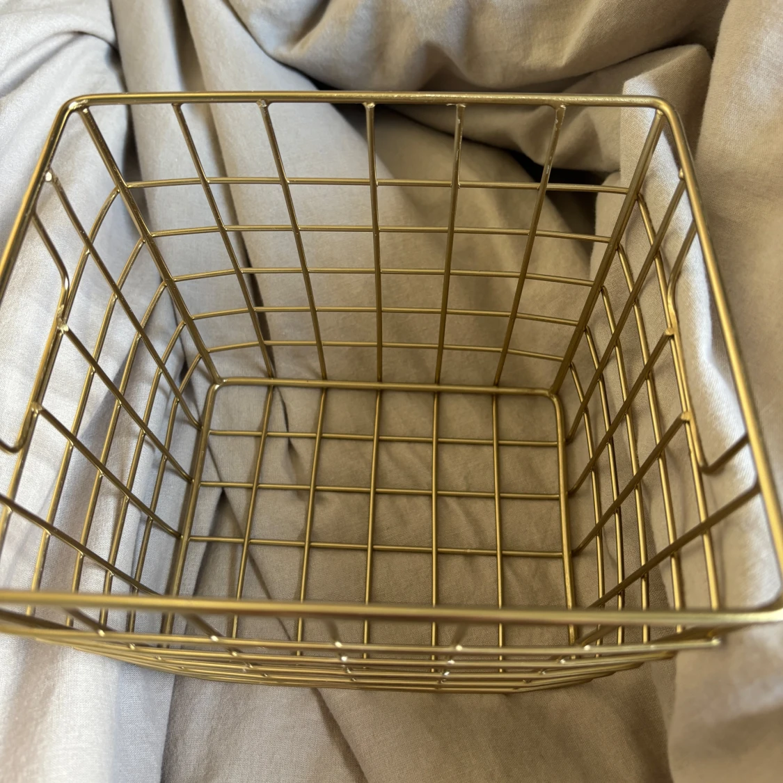 förvaringskorg i mässing - 2