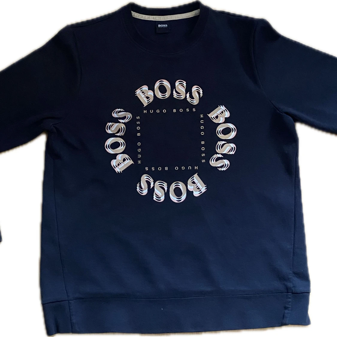 Svart sweatshirt från Hugo Boss