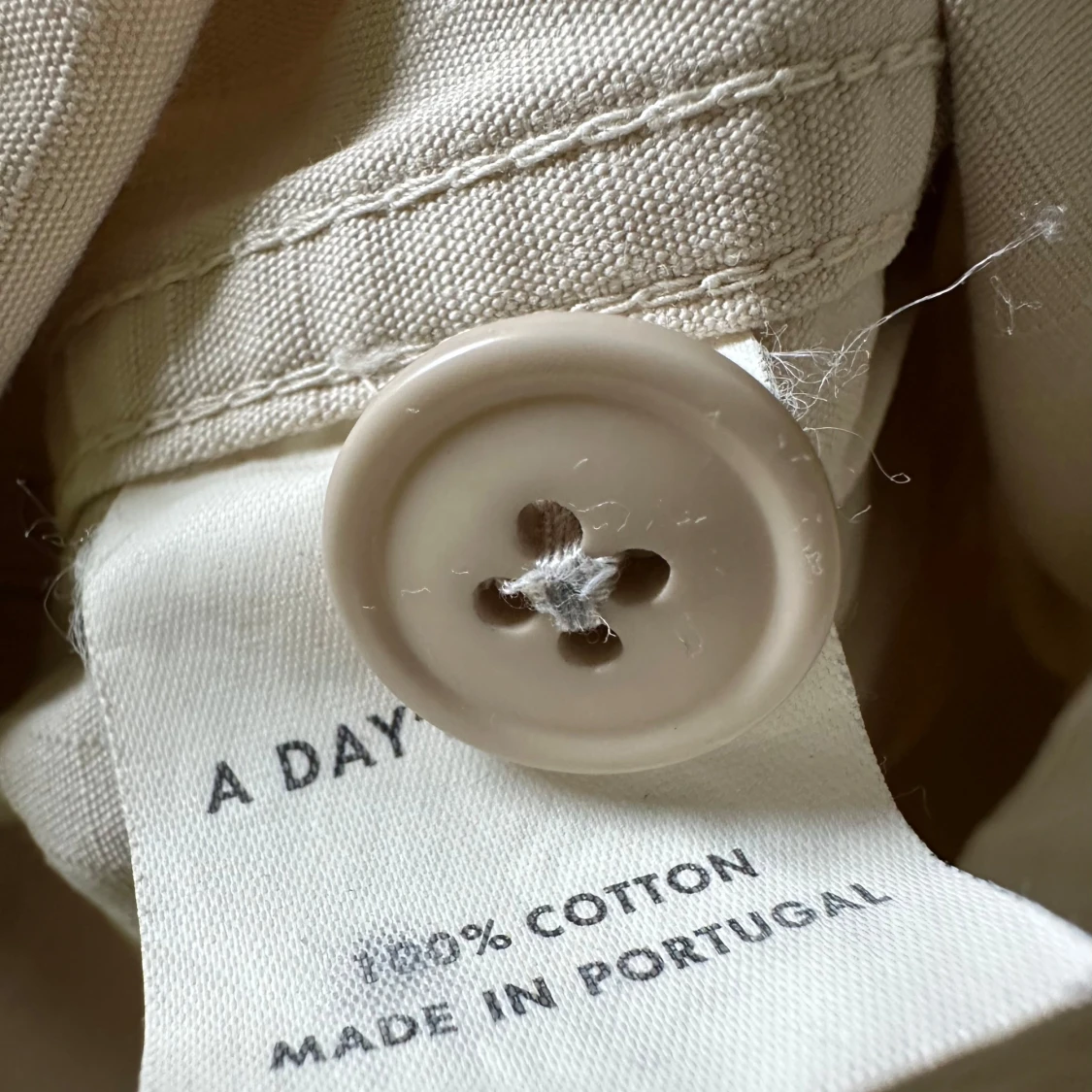 Beige overshirt från A Day's March - 3