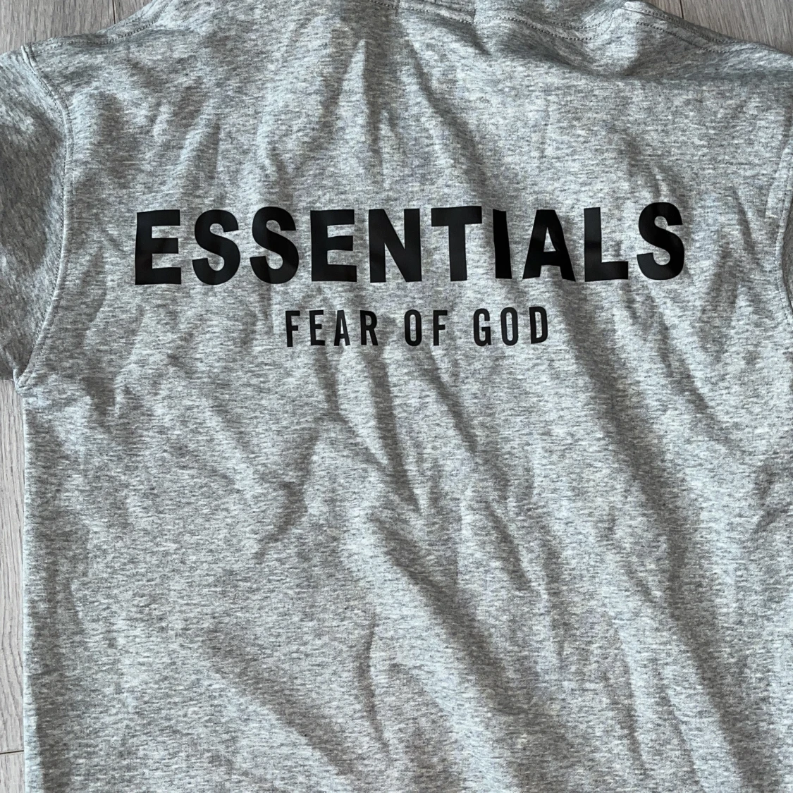 Grå Essentials Fear of God hoodie - 3