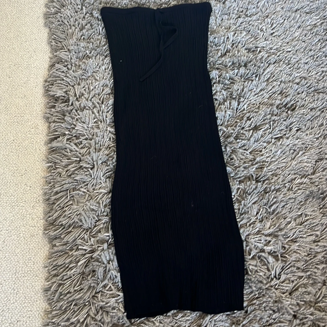 Svart ribbad långkjol från Primark