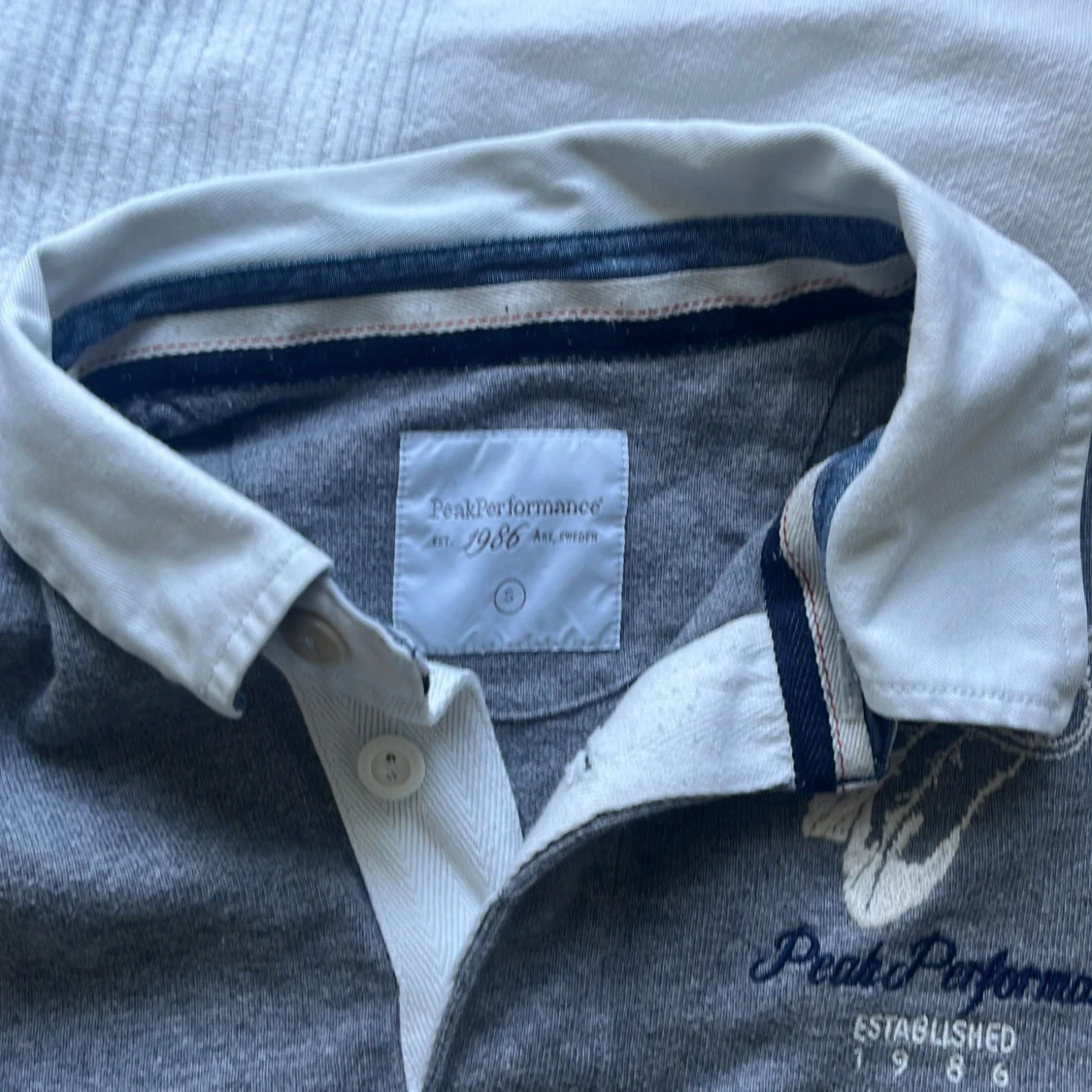 Grå pikétröja Peak Performance - 3