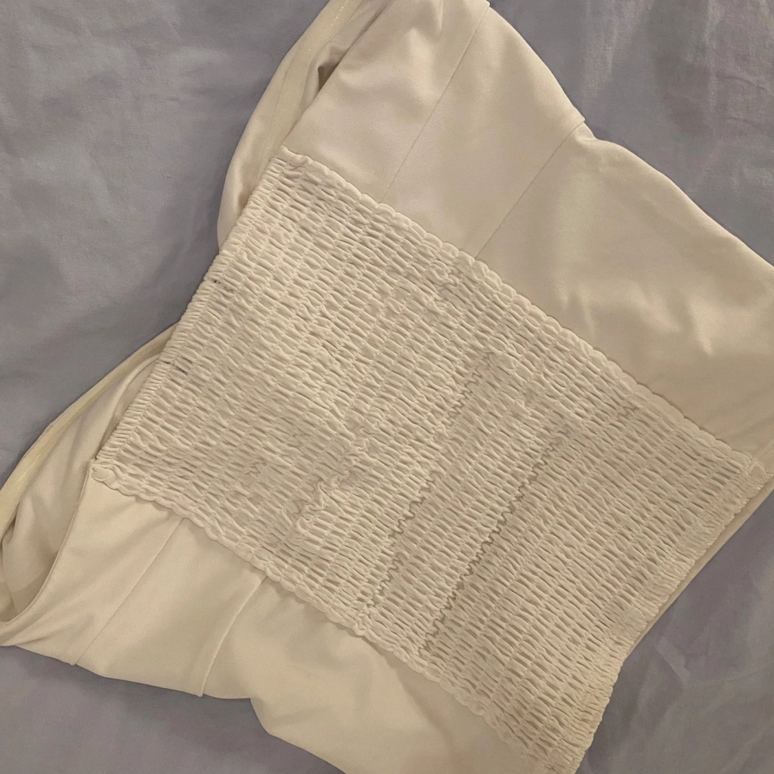 Vit korsett topp  - 2