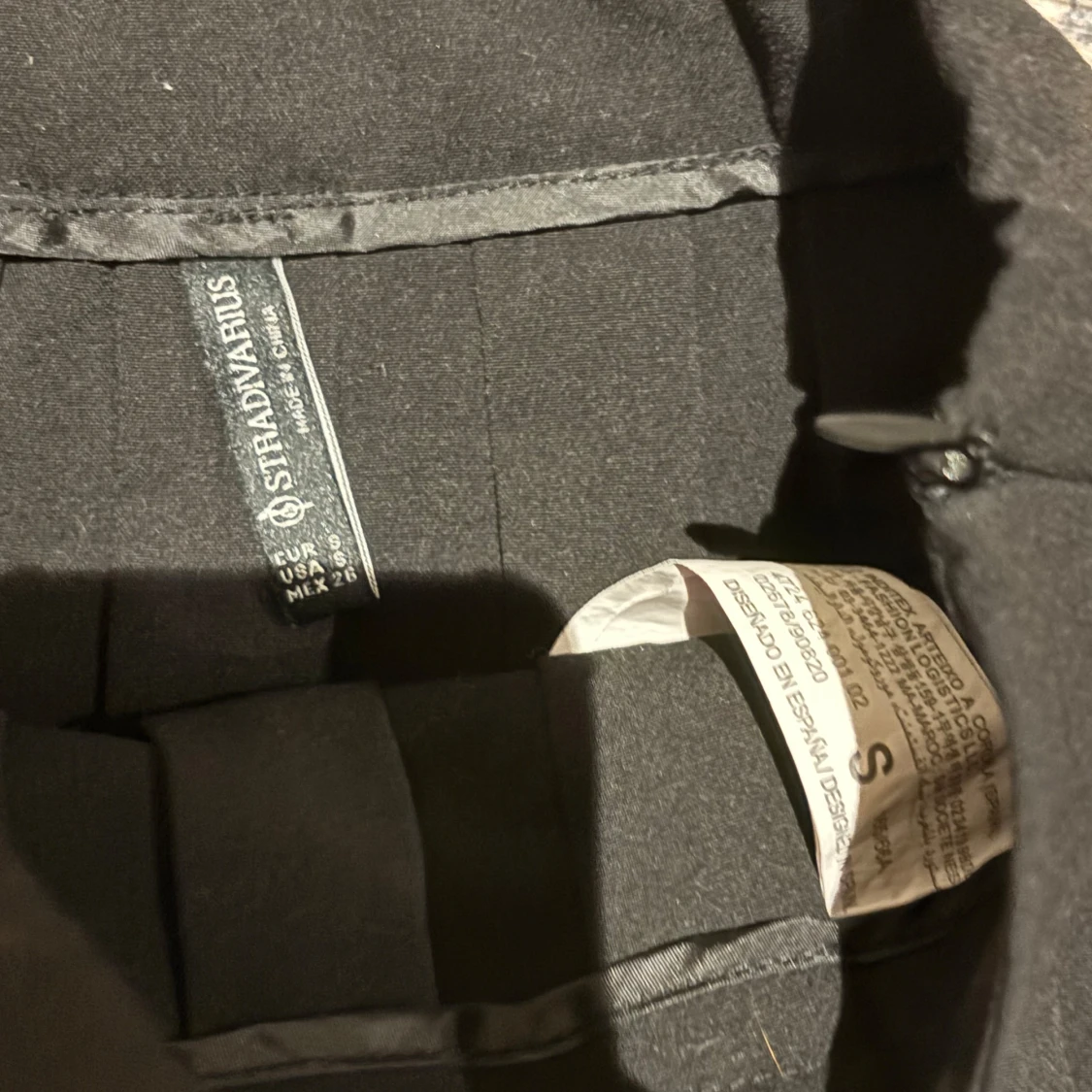 Svart plisserad kjol Stradivarius S - 1