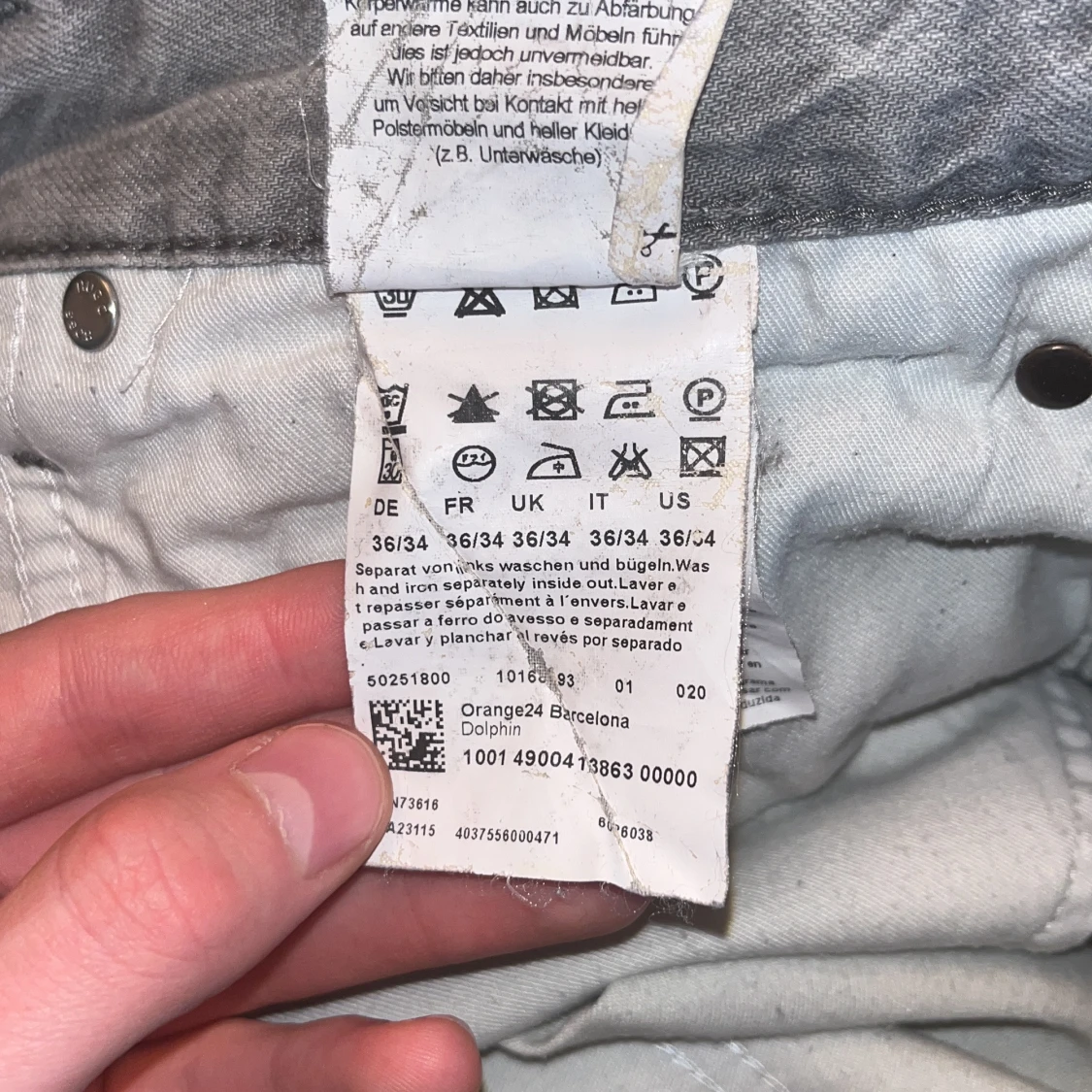 Hugo Boss jeans grå W34 L34 - 4