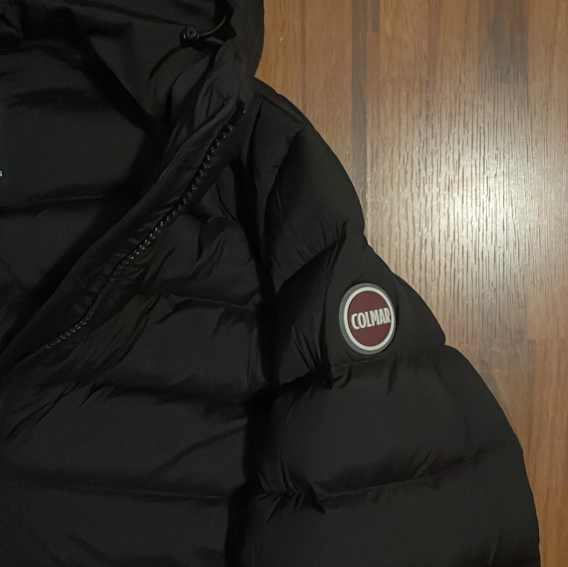 Svart Colmar pufferjacka med huva - 2