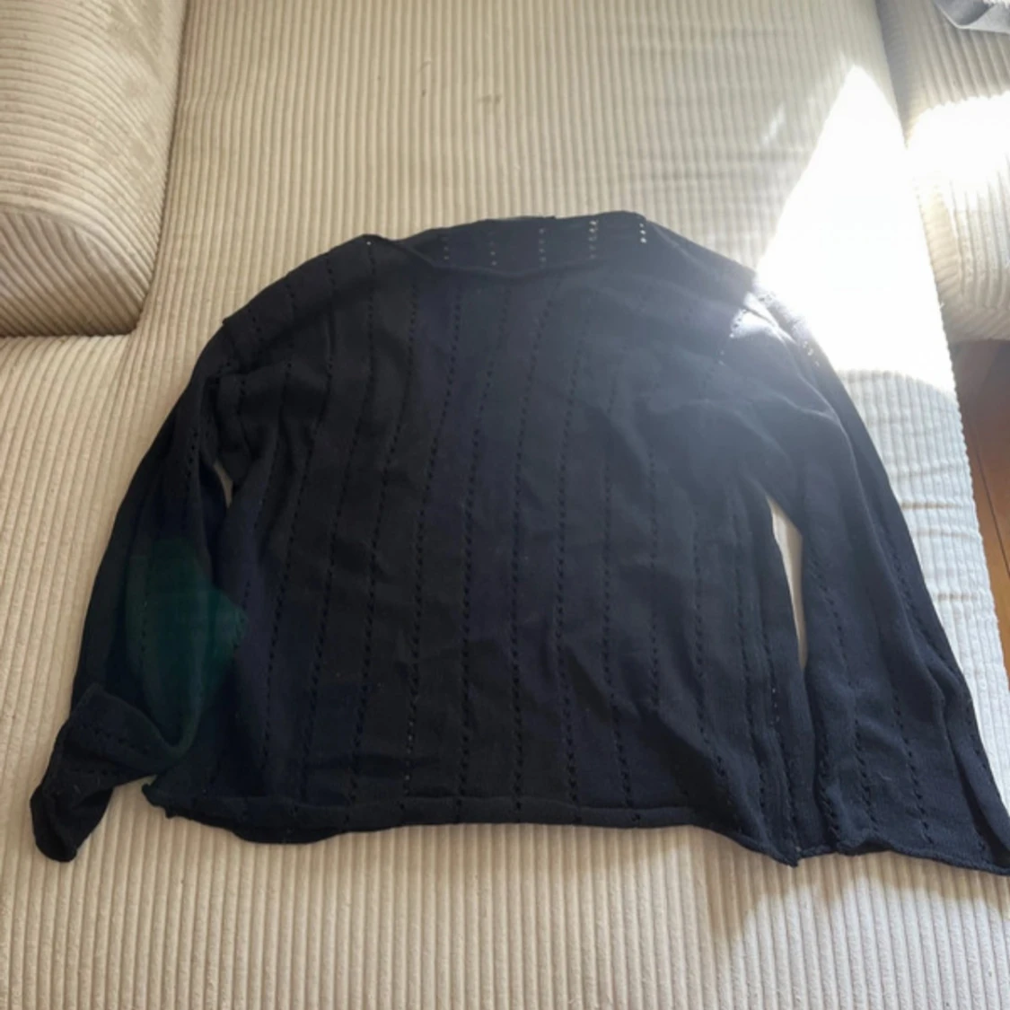 Svart stickad tröja från lager 157,strl M