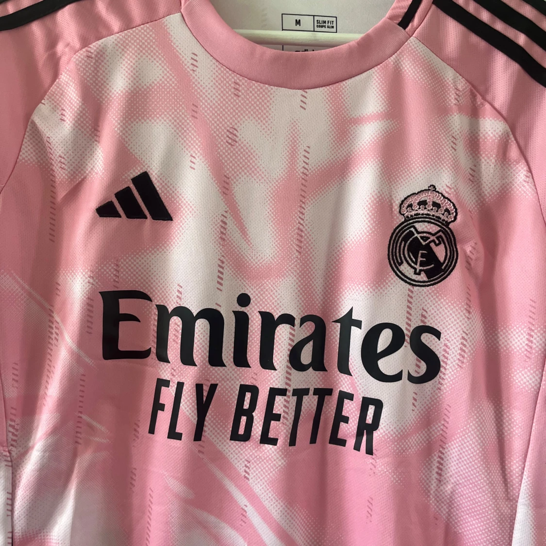 Real Madrid rosa matchtröja Adidas M - 1