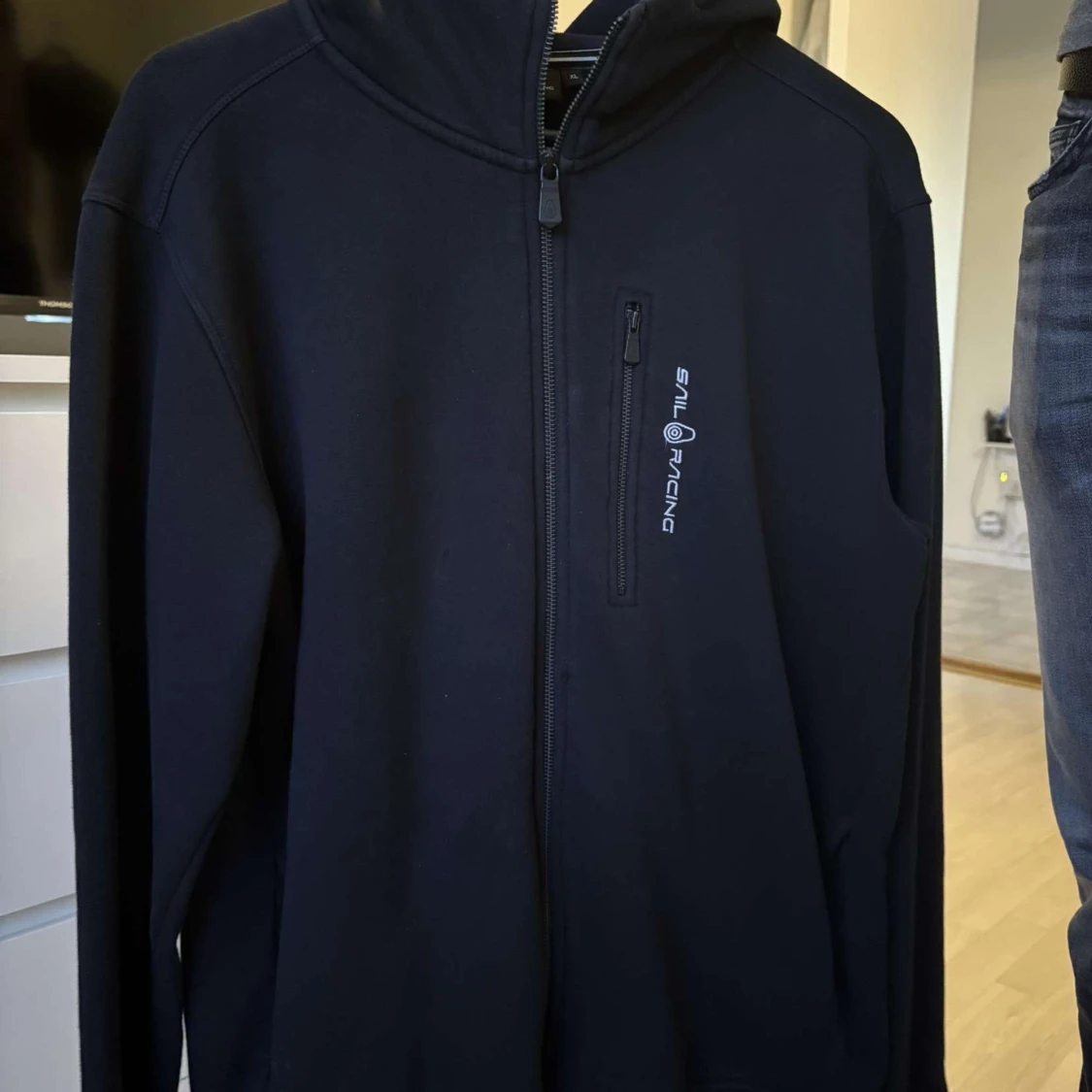 Svart hoodiejacka Sail Racing XL - 2