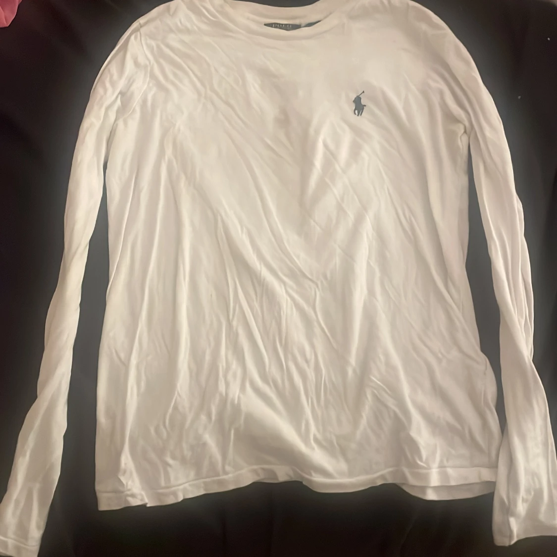 Vit långärmad tröja Polo Ralph Lauren