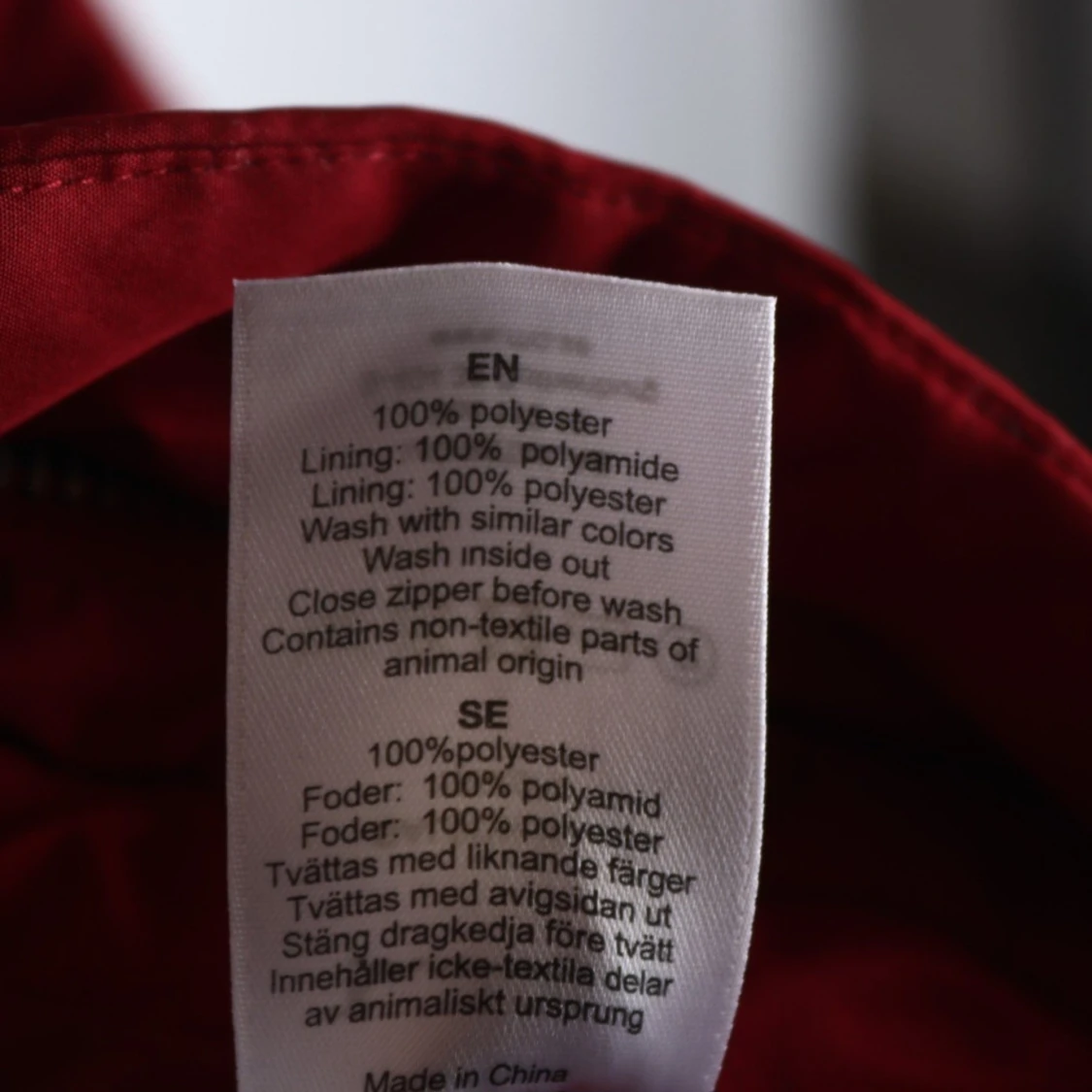 Röd dunväst från Bondelid - 3