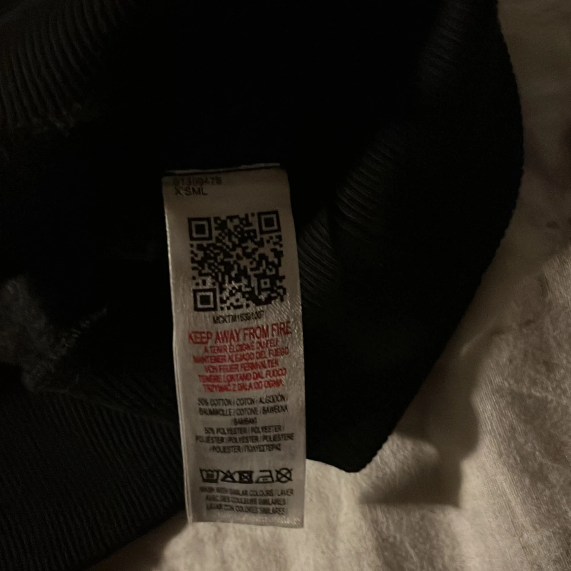 Svart hoodie från McKenzie XS - 3