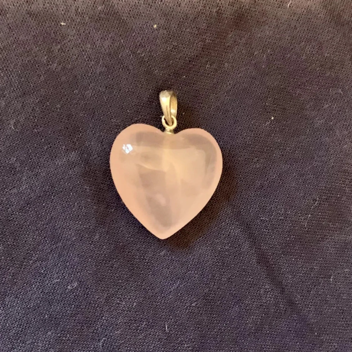 Hjärta i rosenkvarts