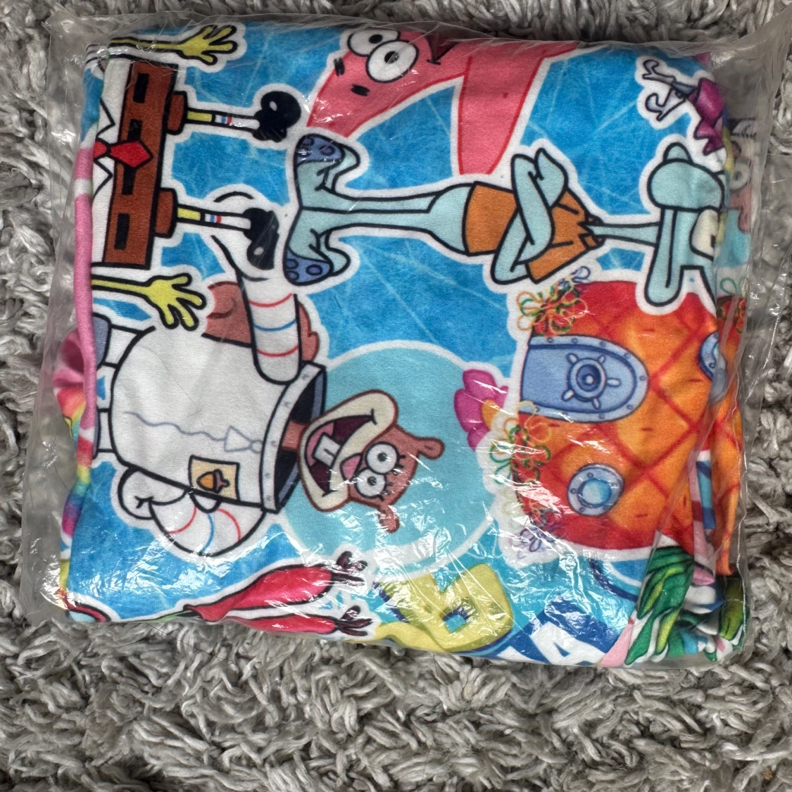 Färgglad Spongebob kortklänning - 3