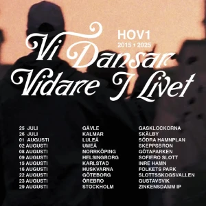 Hov1 Biljetter - Pris kan diskuteras vid snabb affär!!                   Säljer en biljett till den slutsålda Hov1 konserten på Stockholms stadion 29 augusti. Det är den som skulle varit på Zinkensdamm men platsen har bytts. Orginalpris 750kr. Du får biljetten skickad till dig och betalning via swish