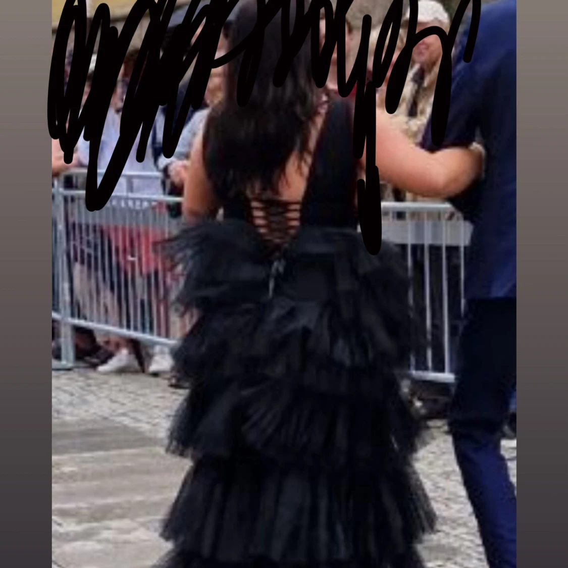 Svart långklänning från Zalando - 2