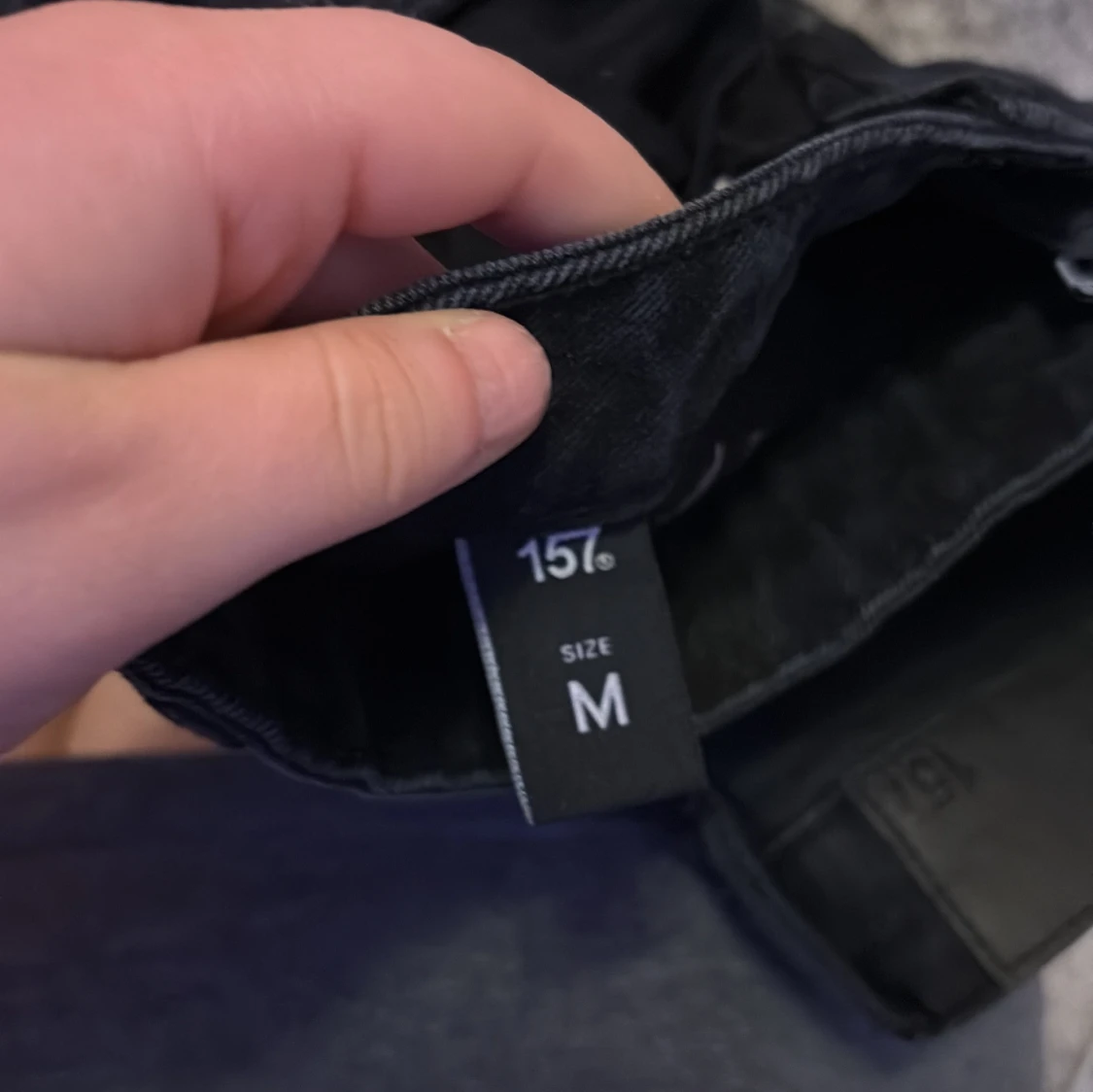 Svarta jeansbyxor från 157, storlek M  - 3