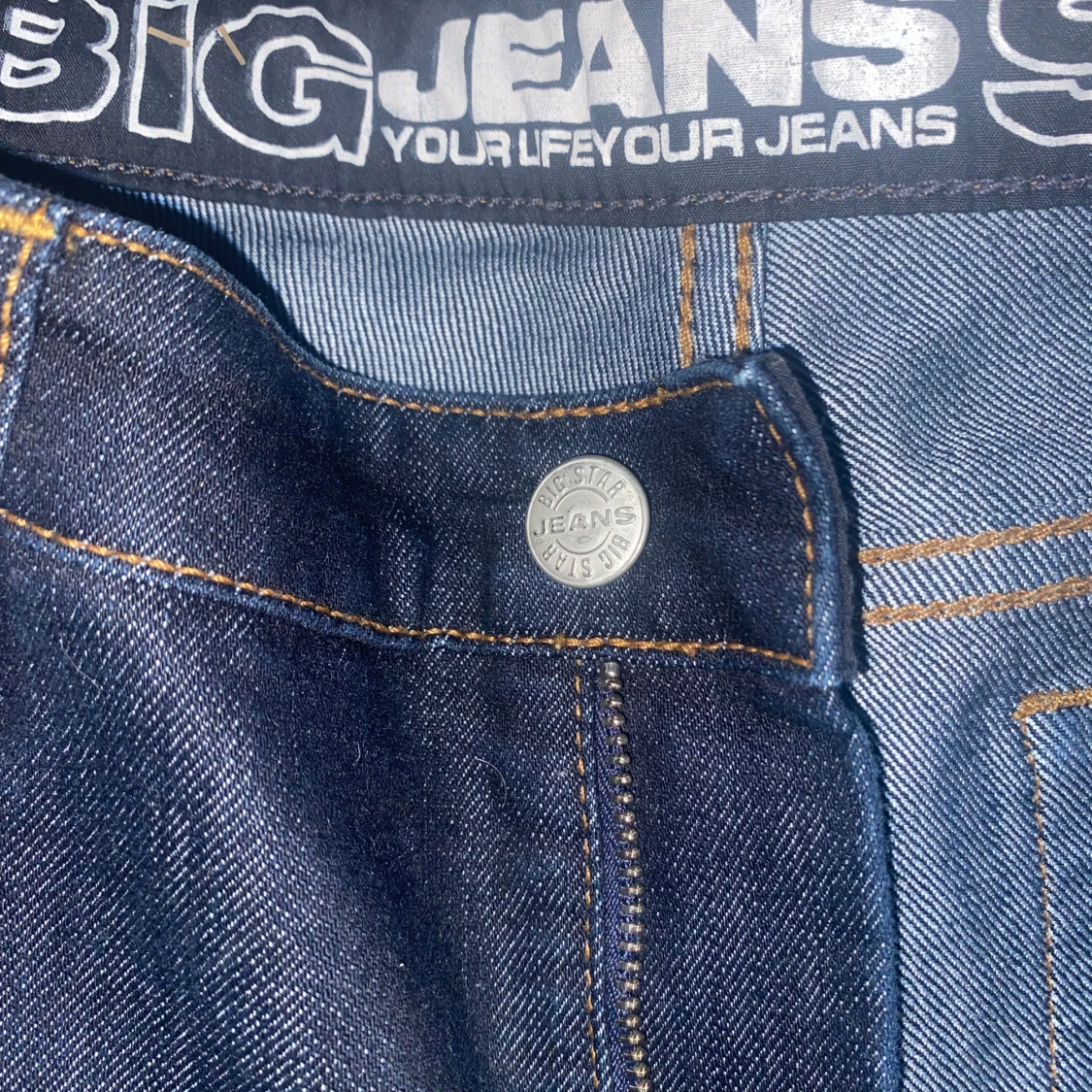 Mörkblå jeans från Big Star - 2