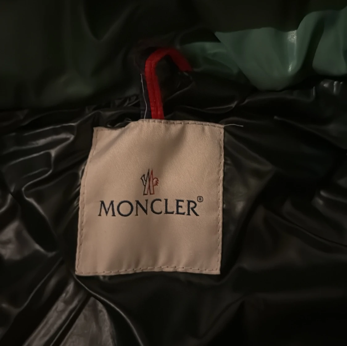 Grön dunjacka från Moncler - 2