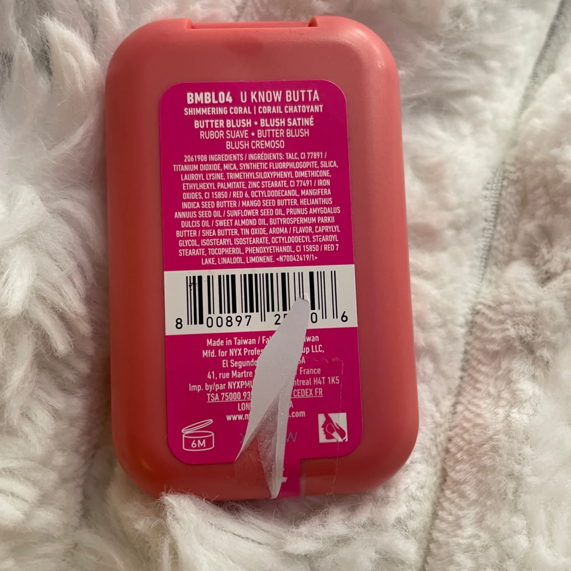 NYX Buttermelt Blush U Know Butta - 1