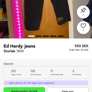 Ed Hardy  - Kom o köp, sänkt pris, öppen för prisförslag, hela annonsen fin på min profil!!